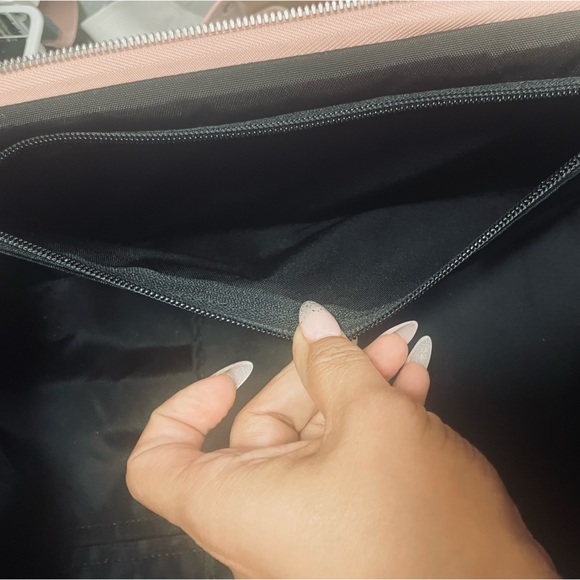 MCM Calfskin Ottomar Monogram Trolley Wheeled Suitcase Pink - Picture 9 of 13